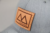 Genuine Leather Patch Trucker (Square Logo)
